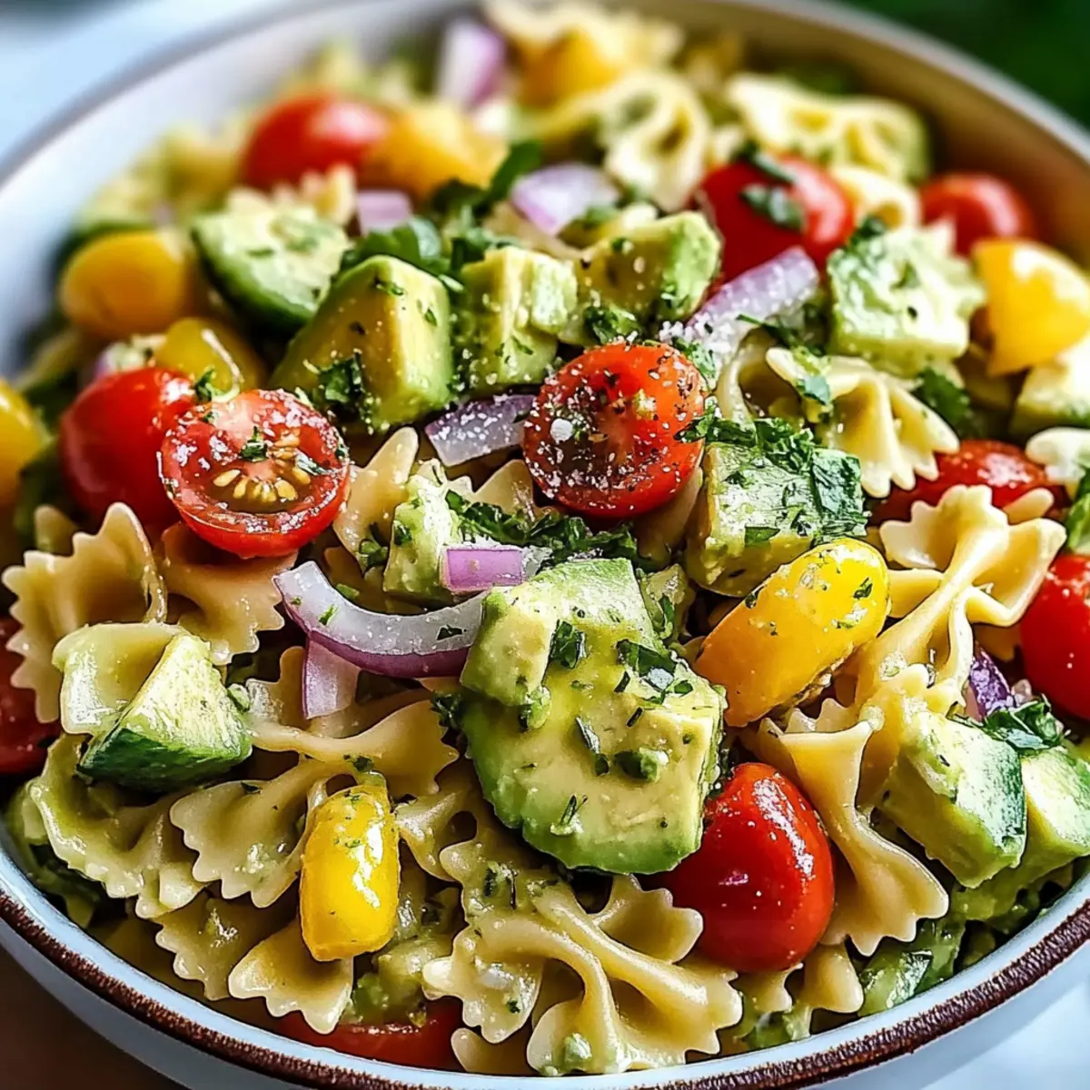 Avocado Pasta Salad