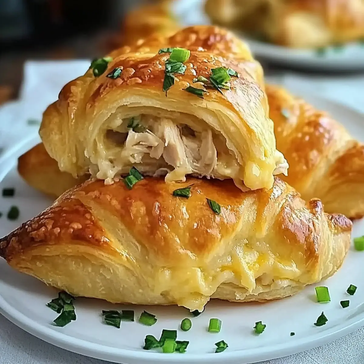 Chicken Stuffed Crescent Rolls