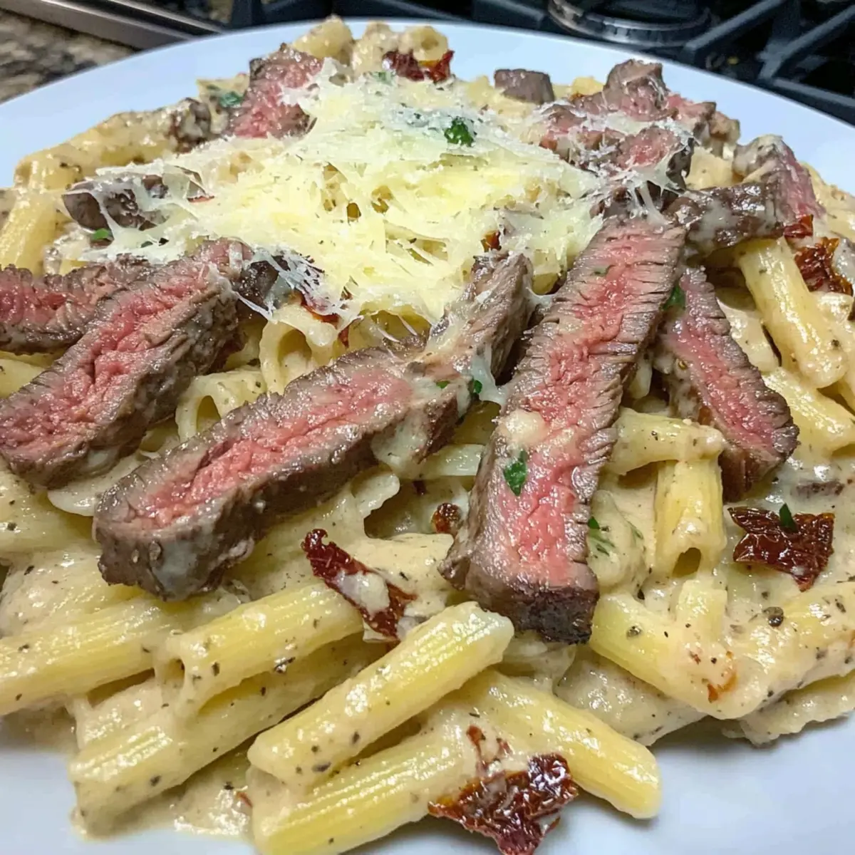 Creamy Steak Pasta