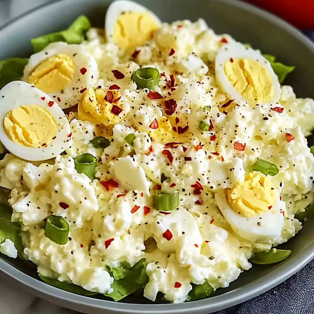 Keto Cottage Cheese Egg Salad