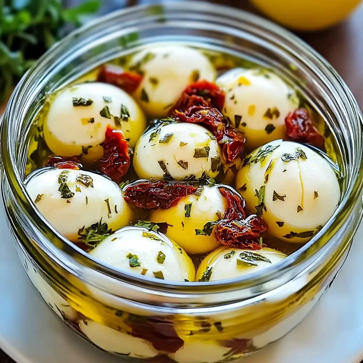 Marinated Mozzarella Balls