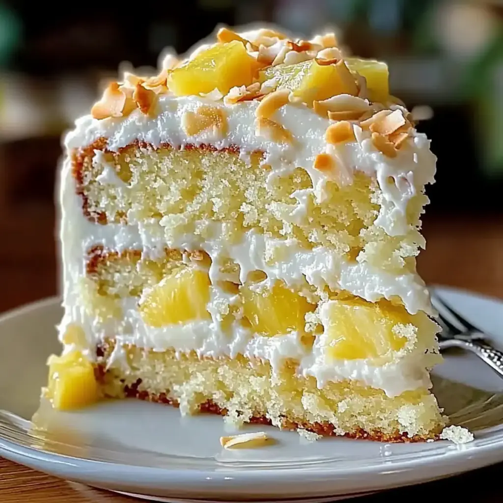 Pineapple Coconut Dream Cake