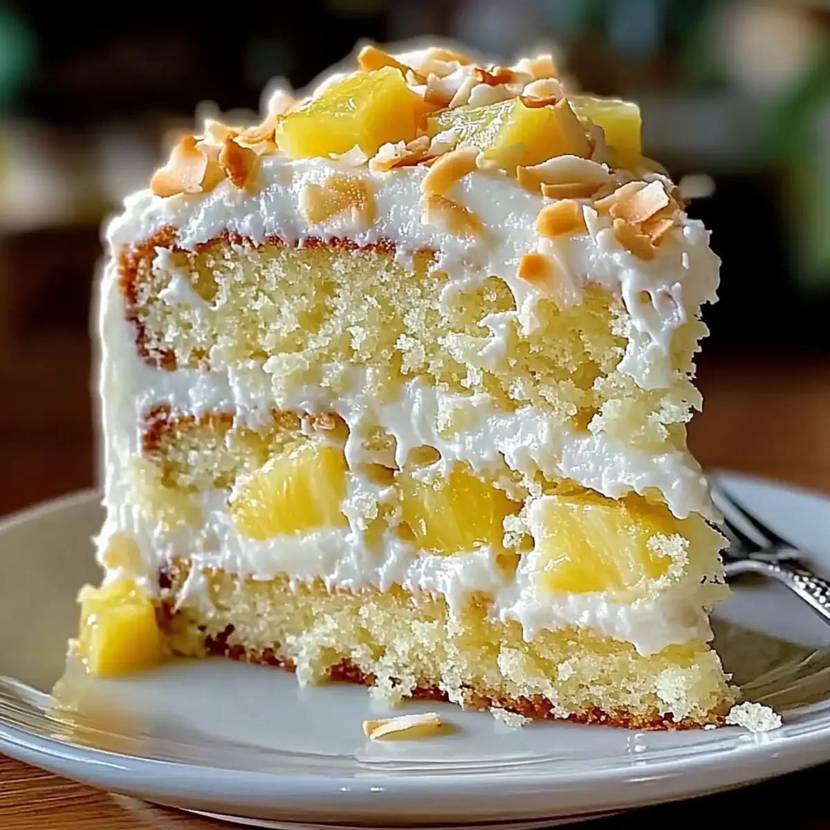 Pineapple Coconut Dream Cake