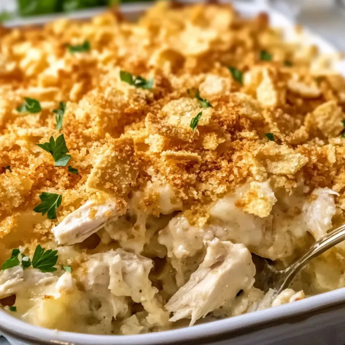 Ritz Cracker Chicken Casserole