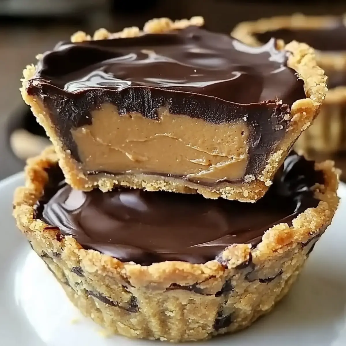 Mini Chocolate Peanut Butter Pies