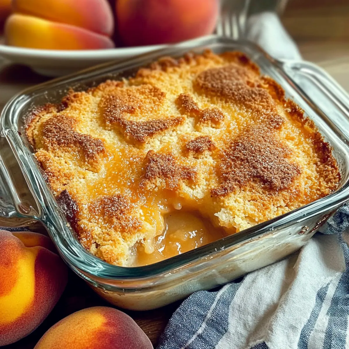 Old-Fashioned Peach Cobbler