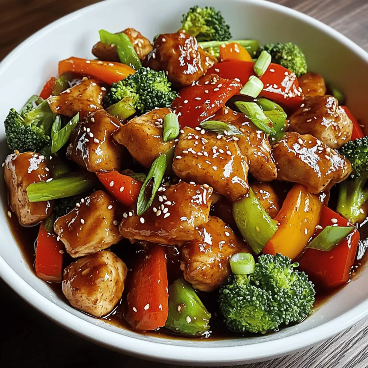 Honey Garlic Chicken Stir-Fry