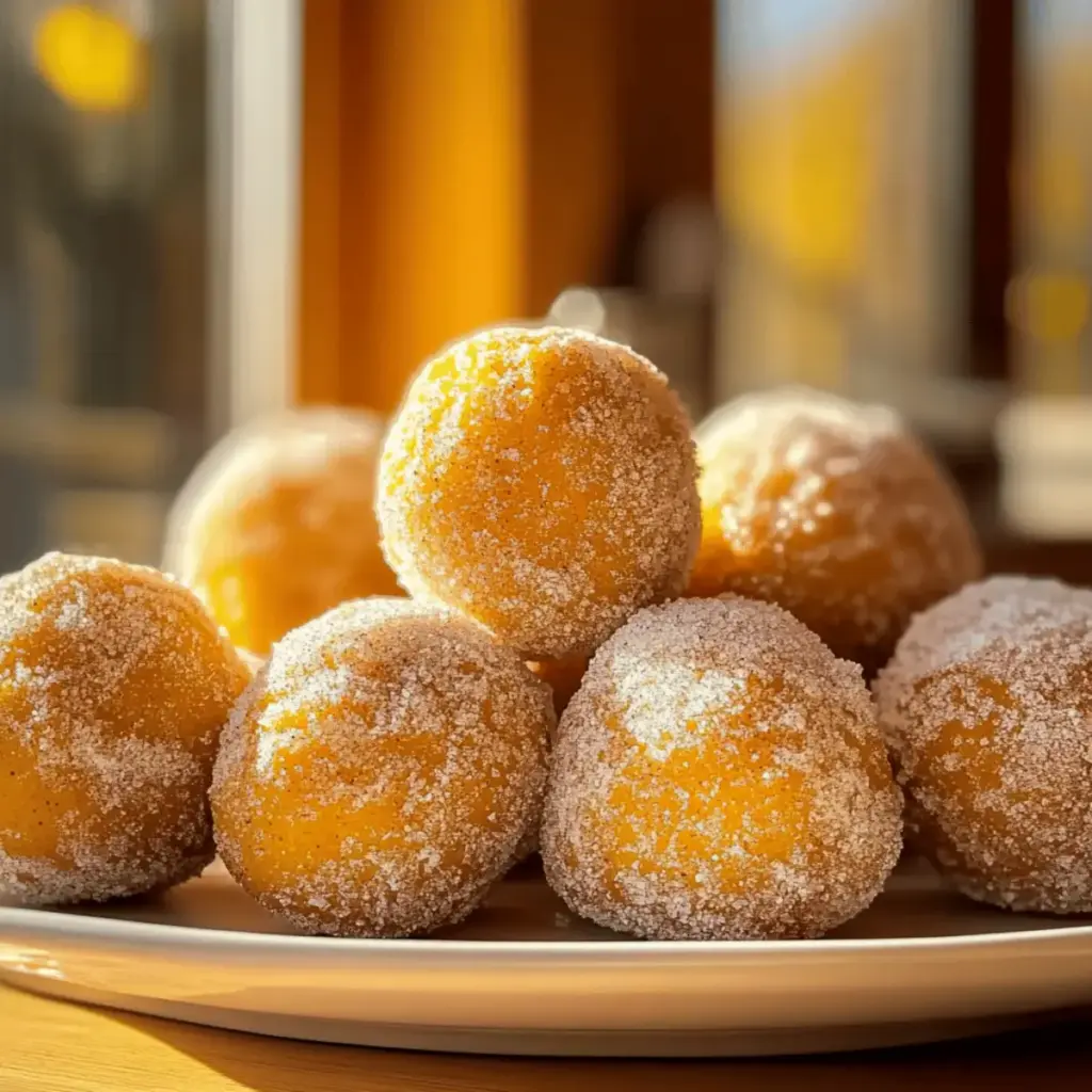 Delicious Baked Pumpkin Donut Holes