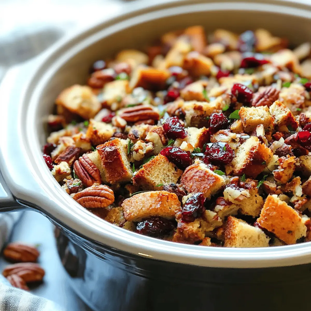 Slow Cooker Cranberry Pecan