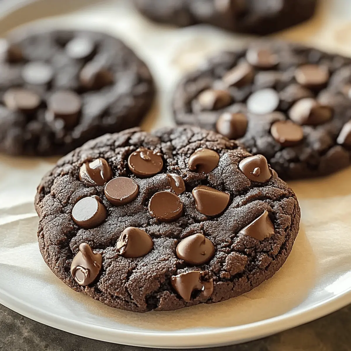 Double Chocolate Vegan Black Bean Cookies
