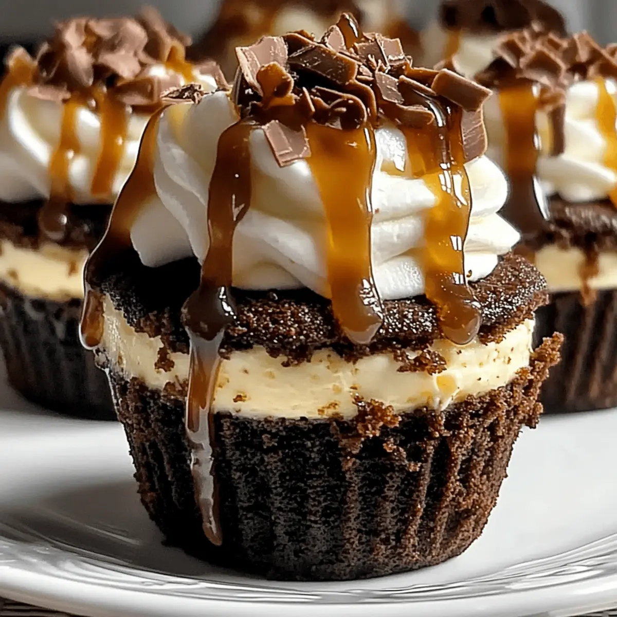 Loaded Brownie Cheesecake Cups
