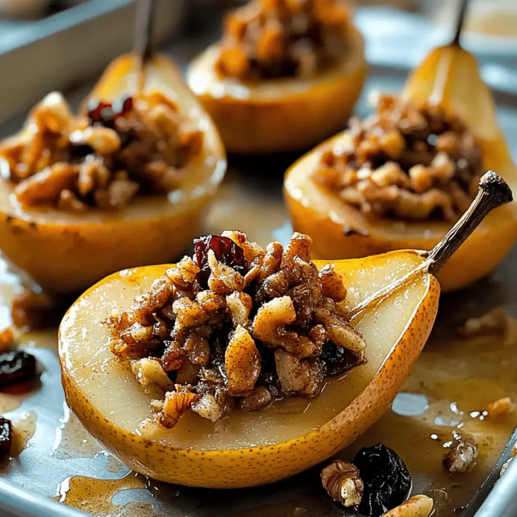 Cinnamon Stuffed Pears