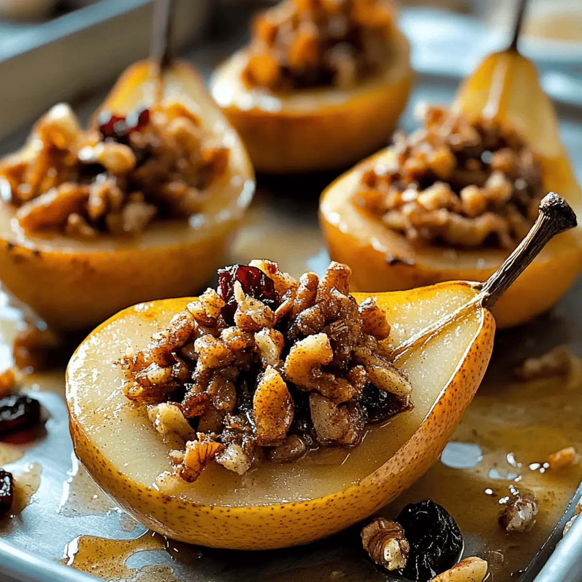 Cinnamon Stuffed Pears
