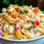 Creamy Cajun Crab Pasta Salad