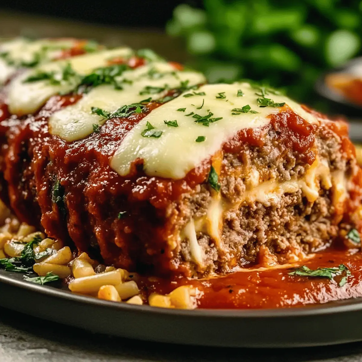 Stuffed Italian Meatloaf