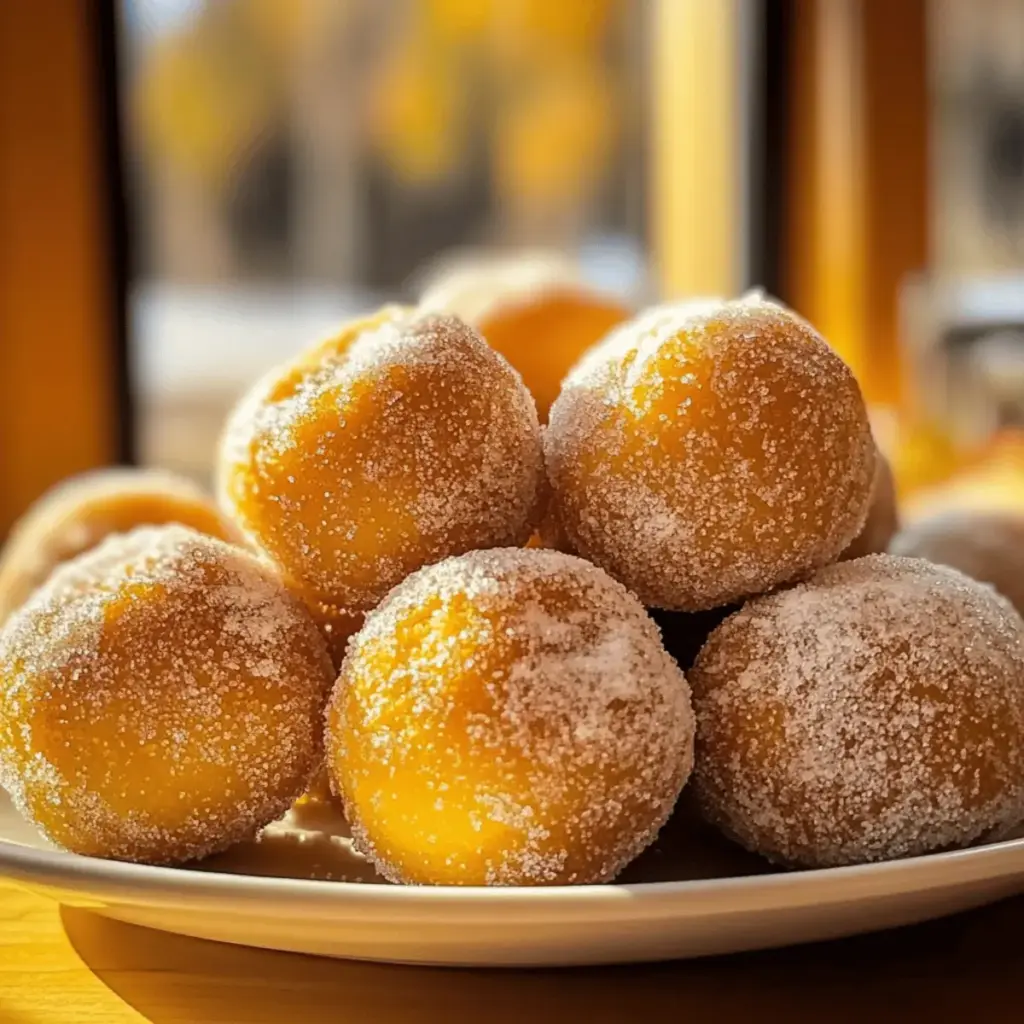 Delicious Baked Pumpkin Donut Holes