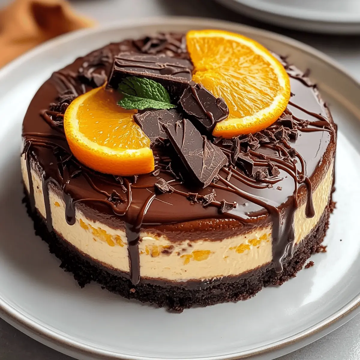Chocolate Orange Cheesecake