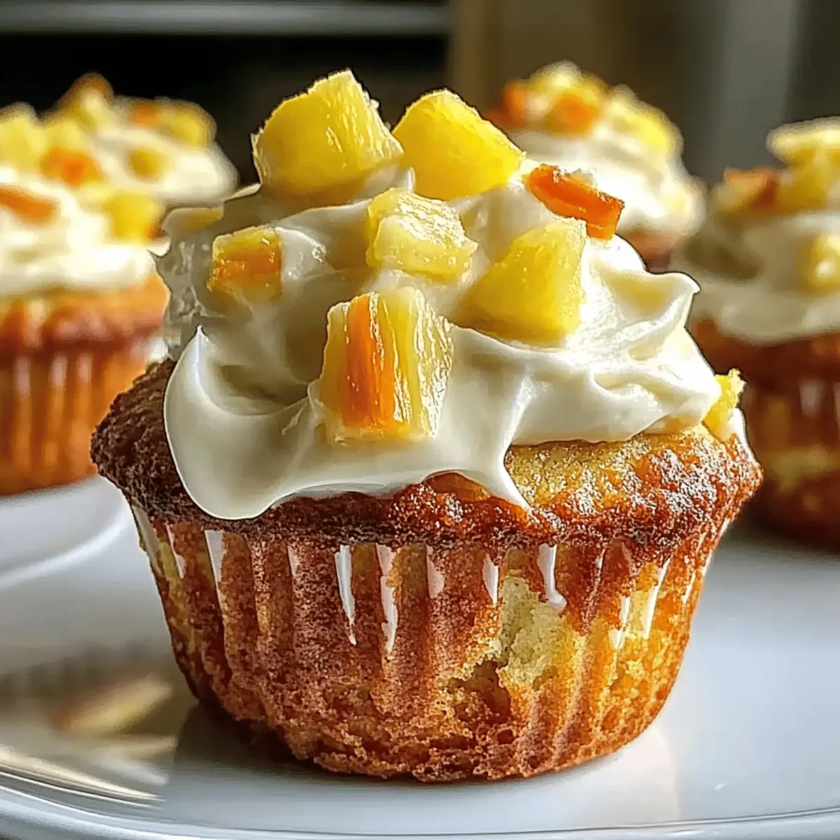 Hawaiian Pineapple Carrot Muffins