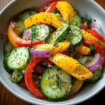 Cucumber Sweet Pepper Salad