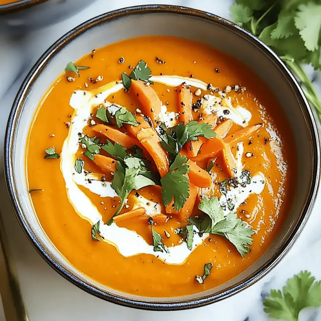 Spicy Carrot Ginger Soup