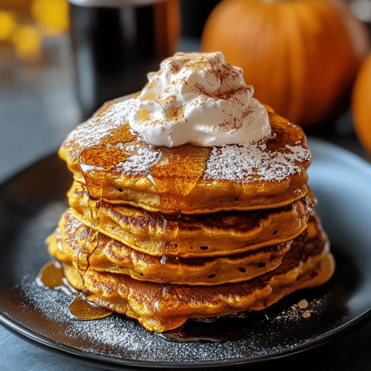 Spiced Pumpkin Pancakes