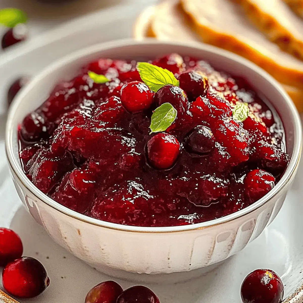 Spicy Cranberry Sauce