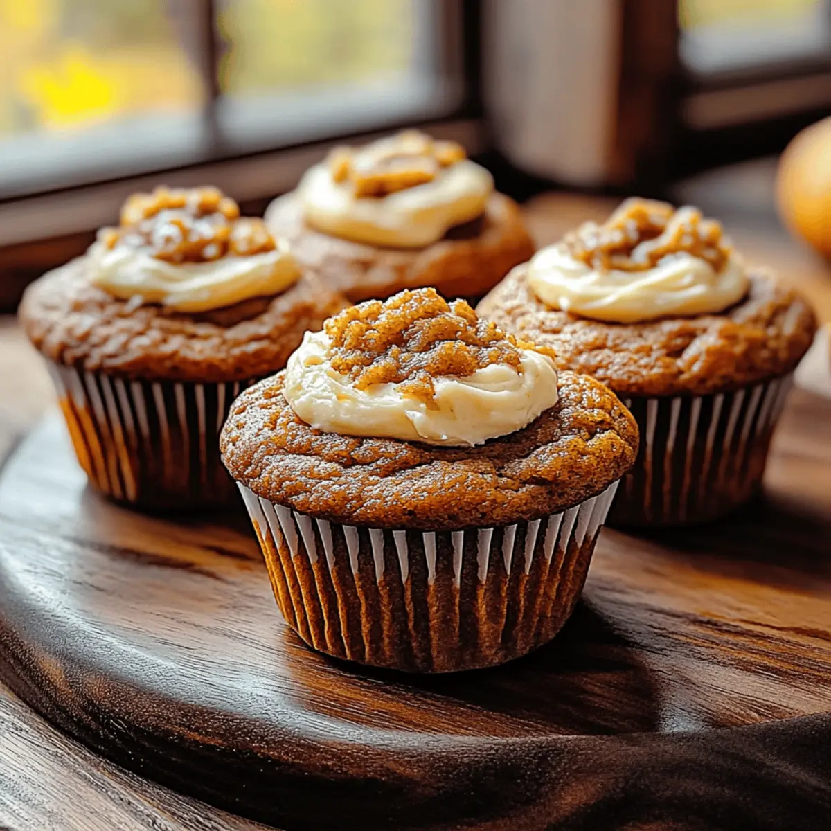 Pumpkin Cream Cheese Muffins