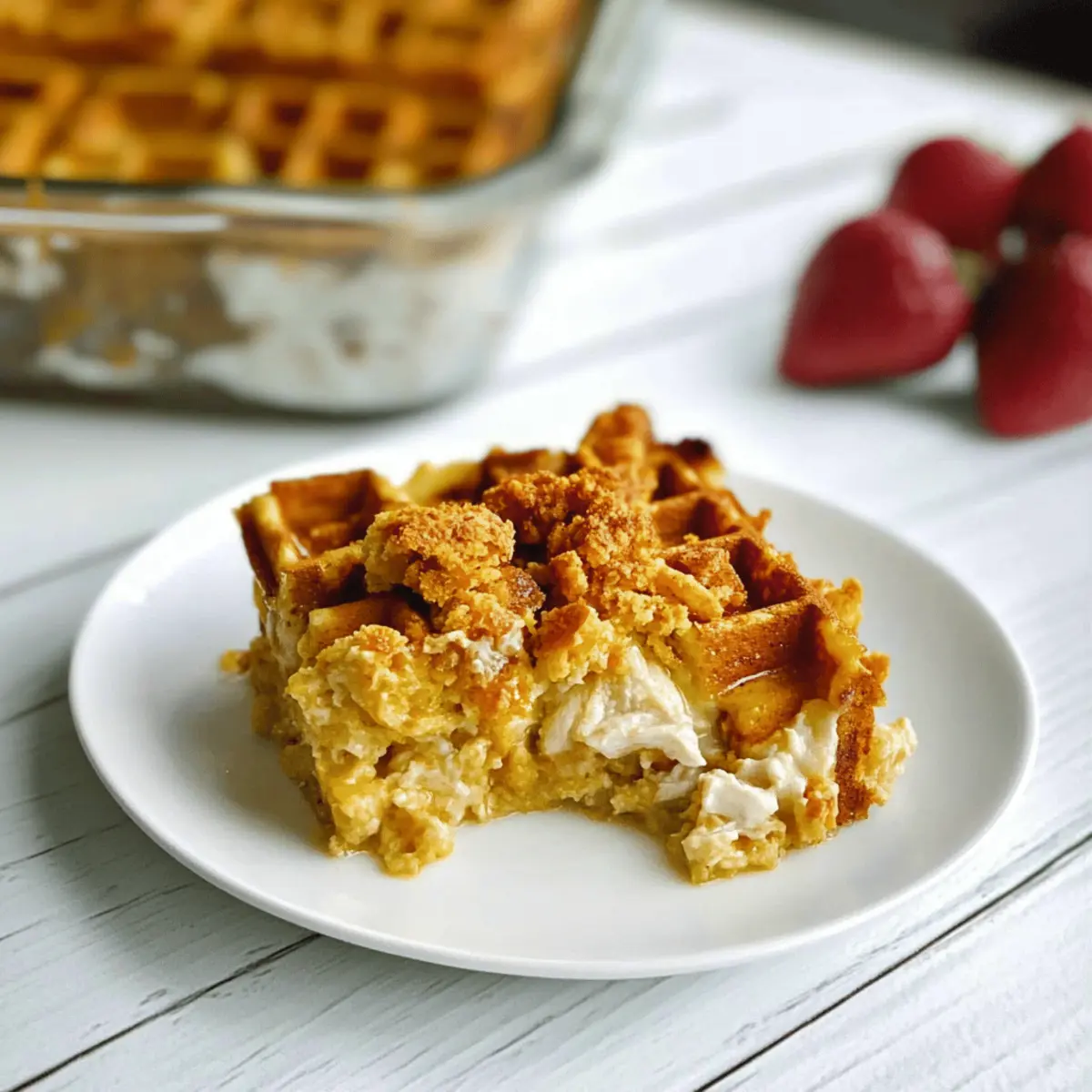 Chicken and Waffle Casserole