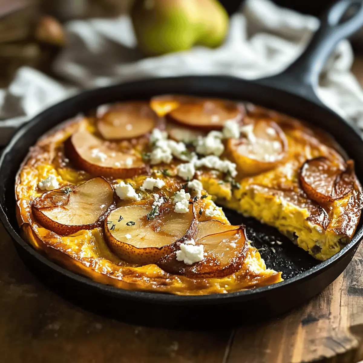 Roasted Pear Frittata