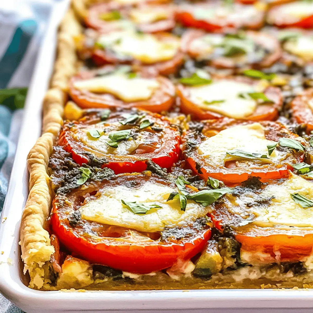 Slab Tomato Pie