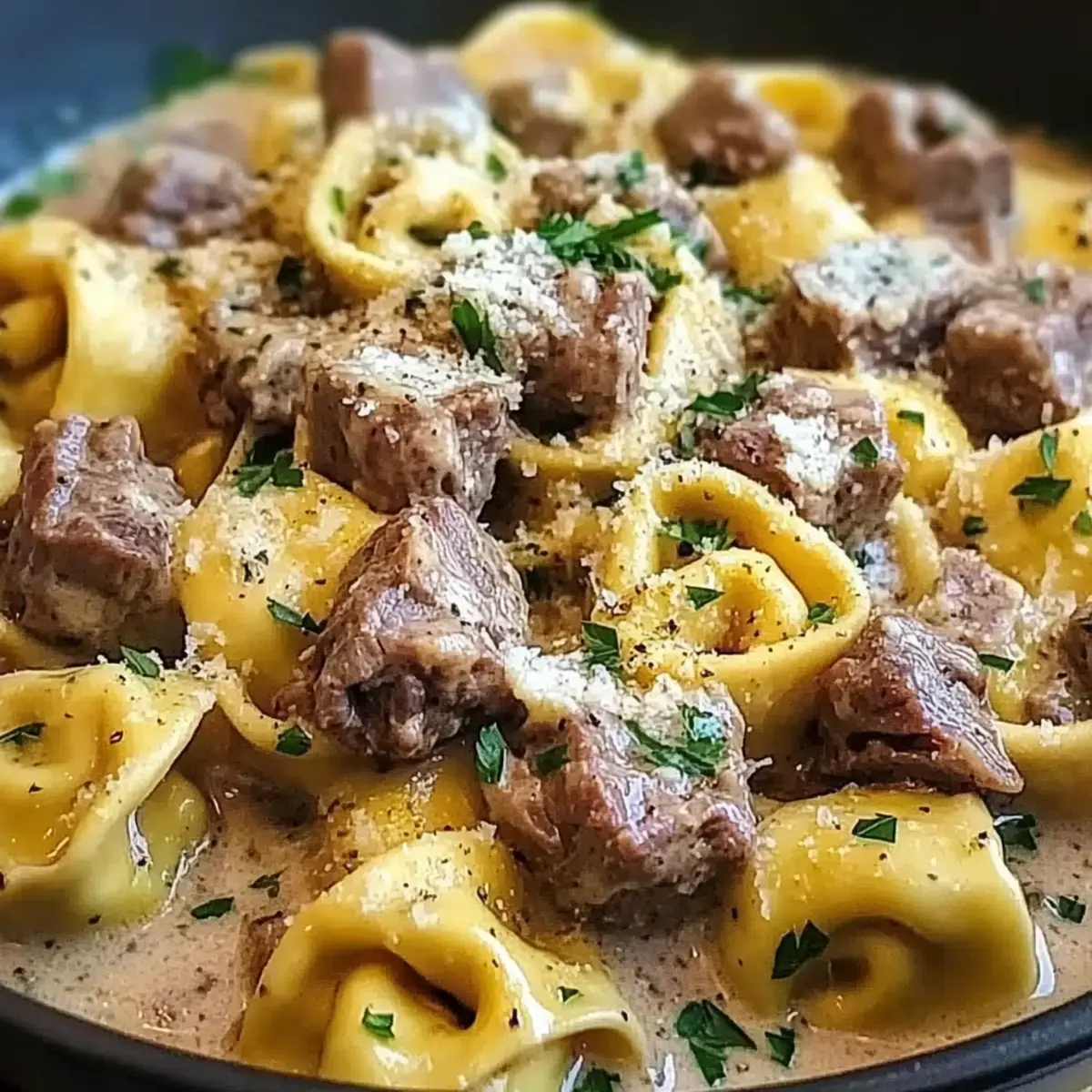 Beef & Parmesan Tortellini Recipe
