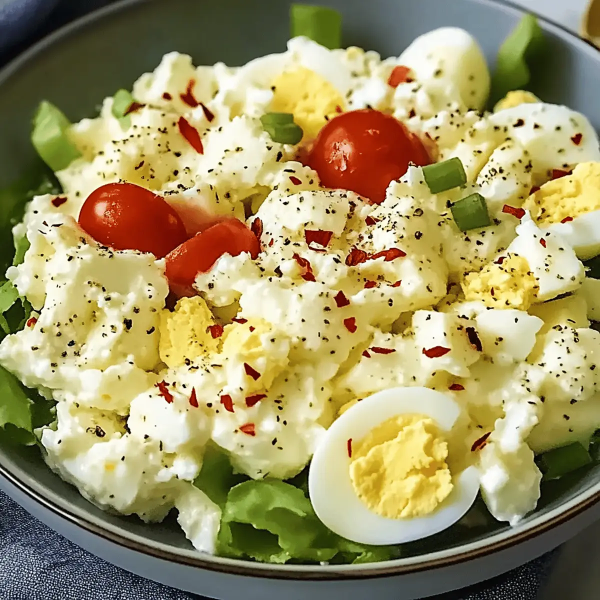 Keto Cottage Cheese Egg Salad