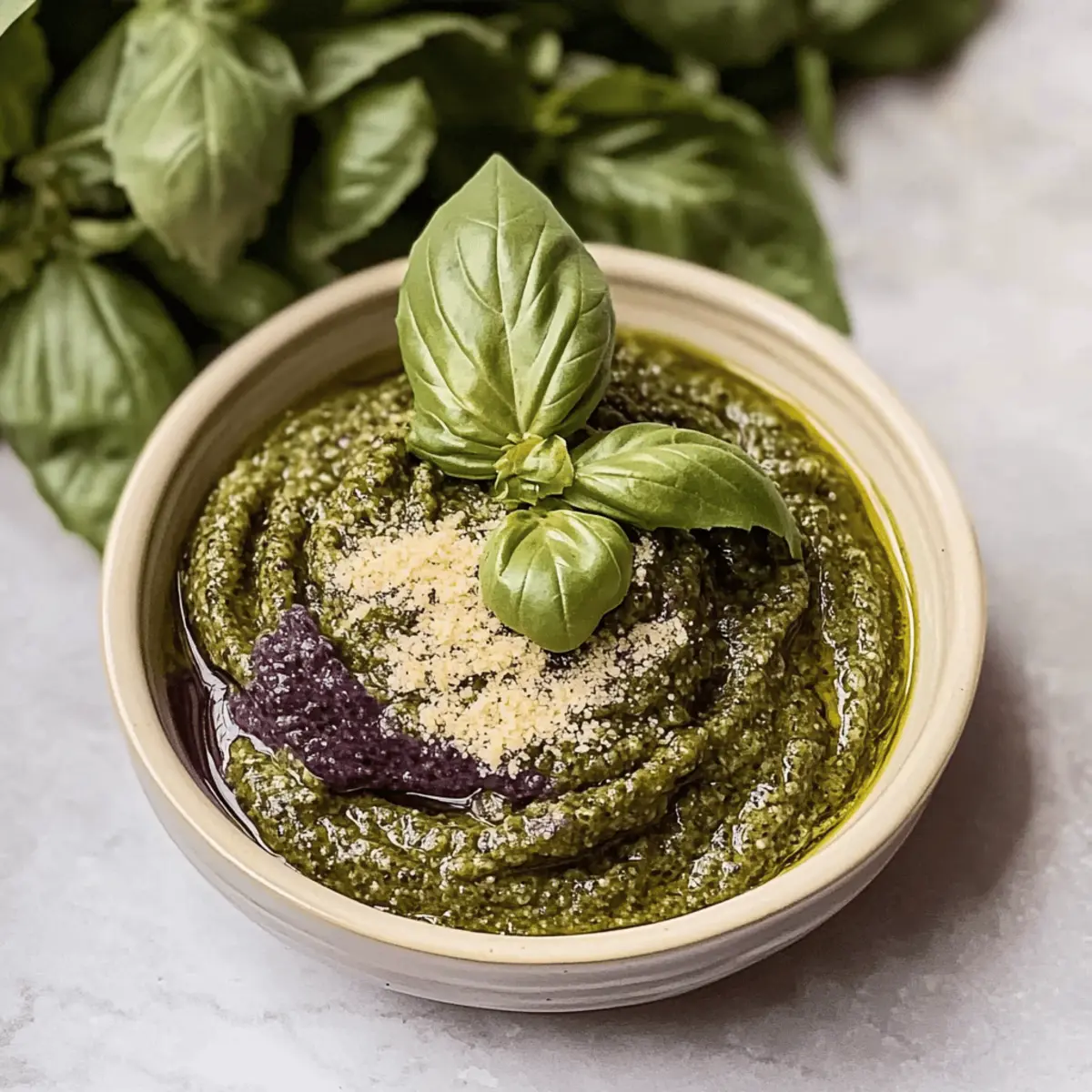 Purple Basil Pesto