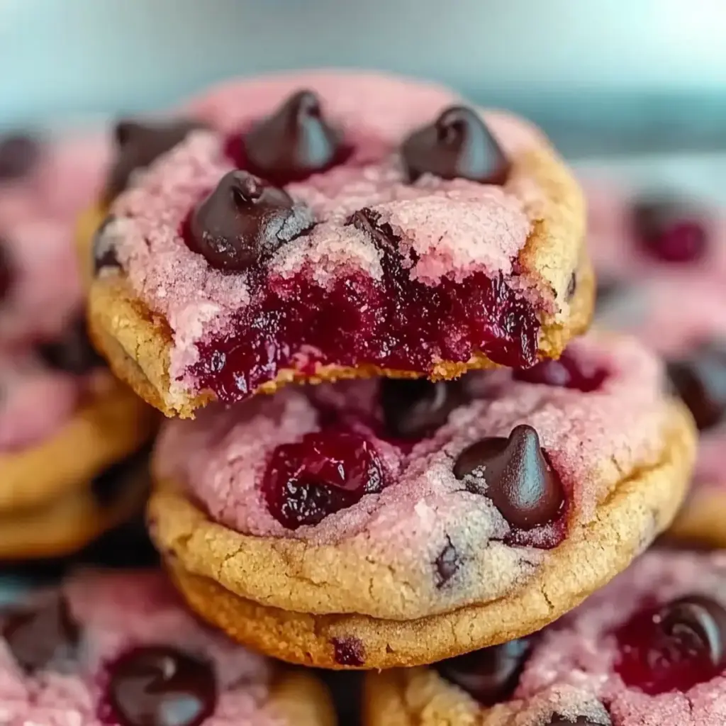 Maraschino Cherry Chocolate Chip Cookies