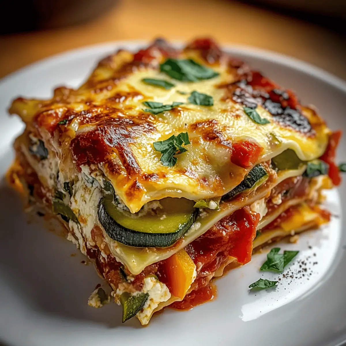 Baked Italian Vegetable Lasagna
