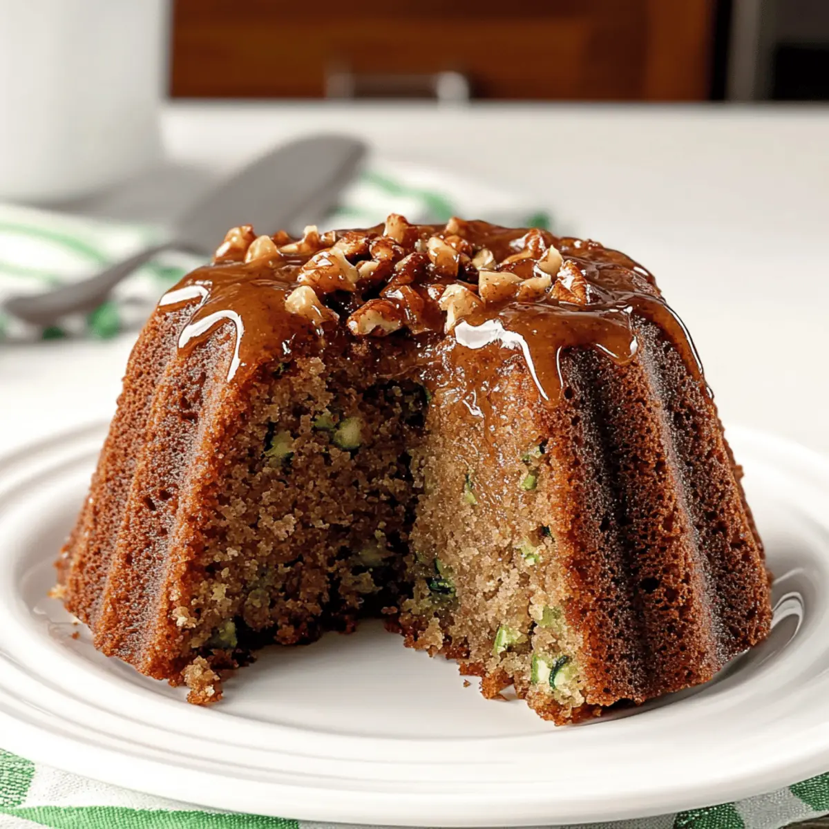 Pecan Zucchini Bundt Cake
