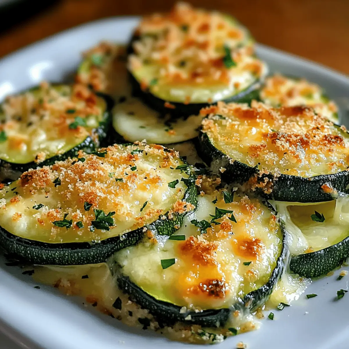 Baked Zucchini and Cheese