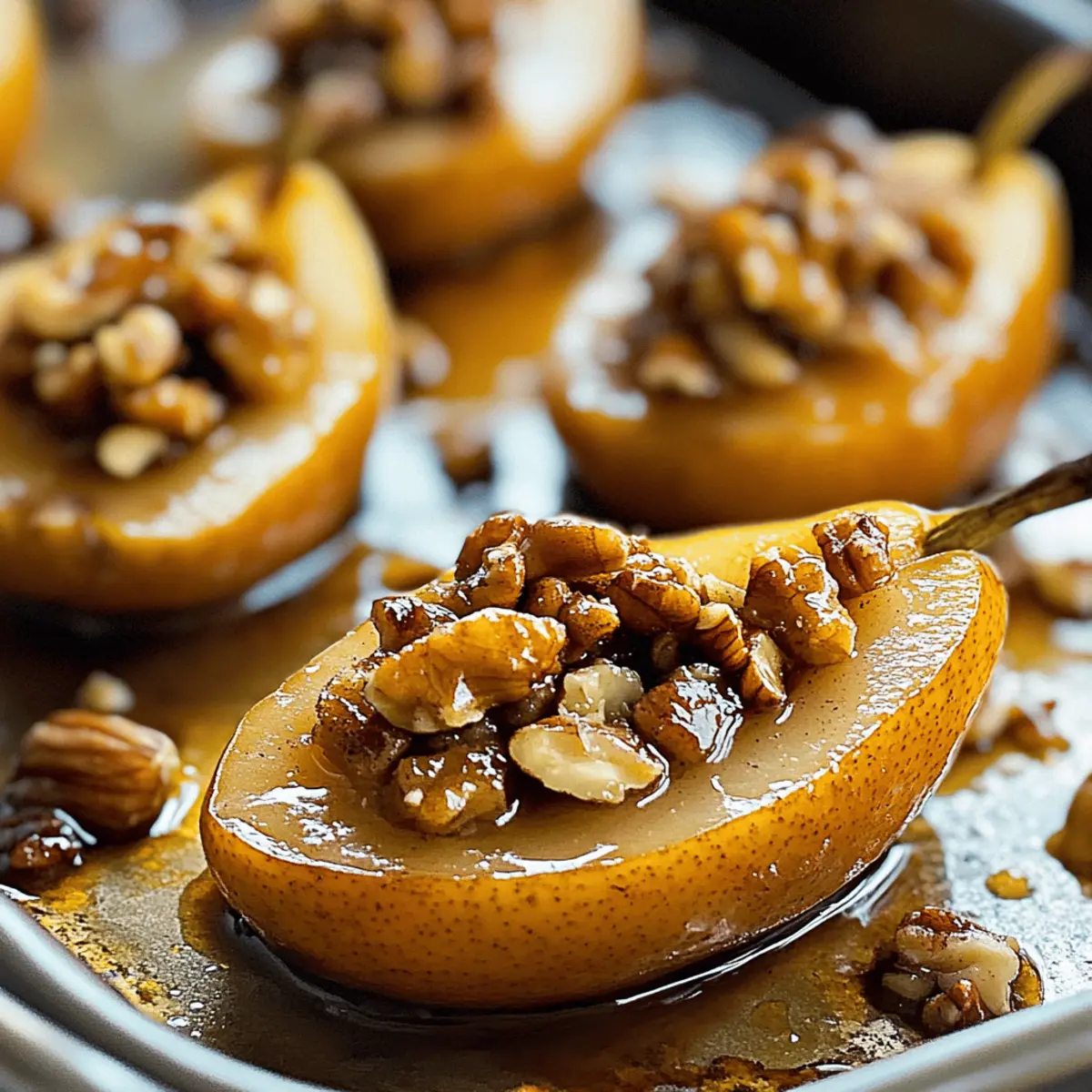 Cinnamon Stuffed Pears