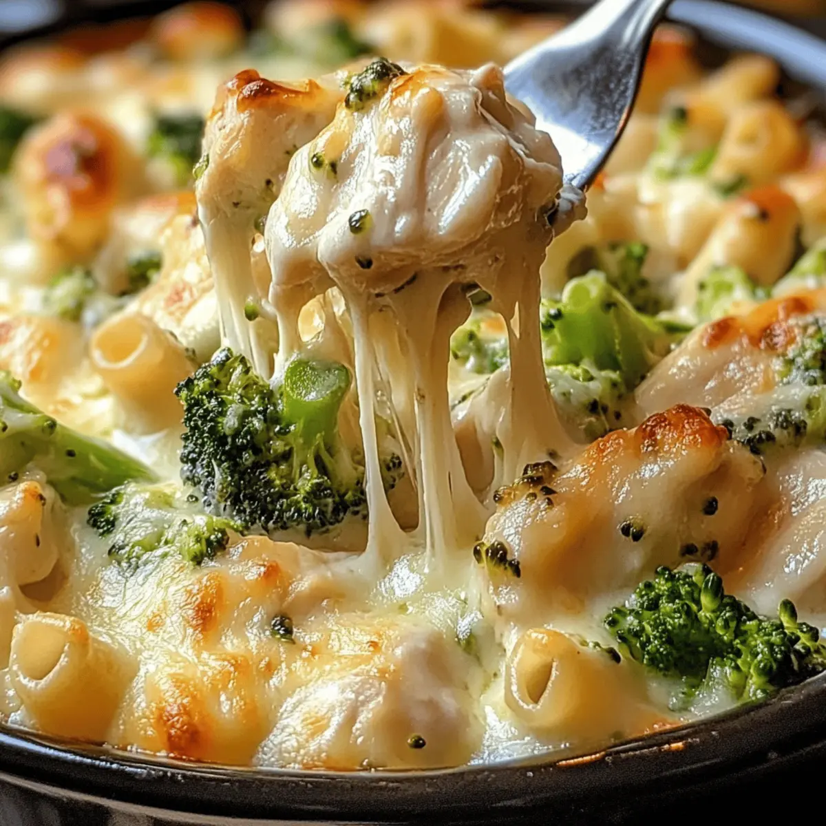 Chicken and Broccoli Alfredo Bake Recipe