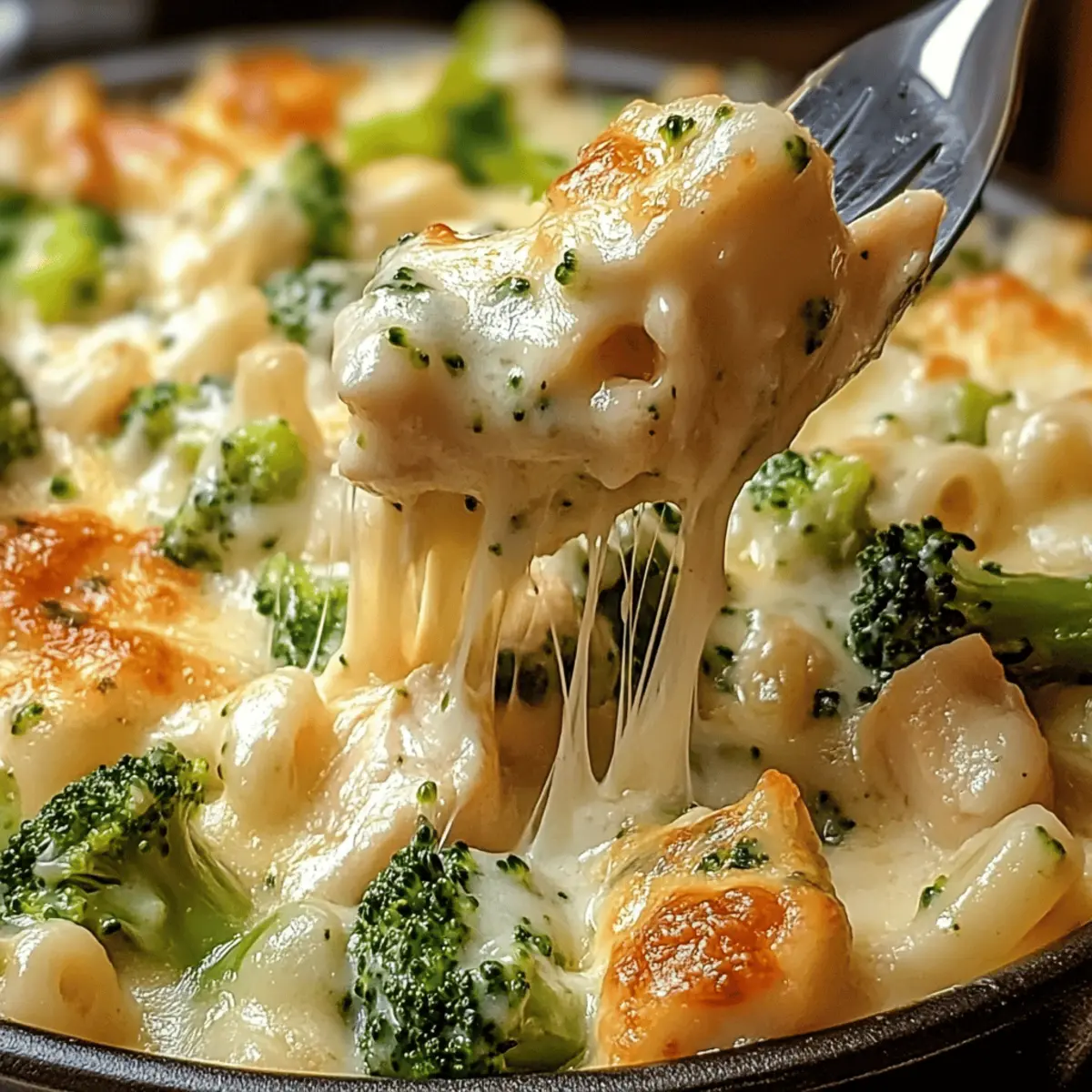 Chicken and Broccoli Alfredo Bake Recipe
