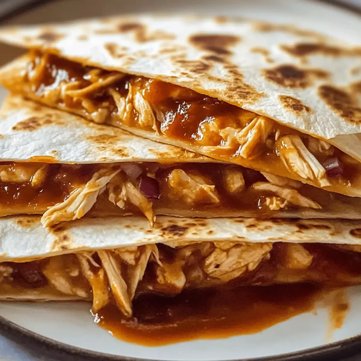 Best BBQ Chicken Quesadilla