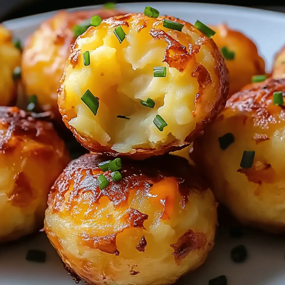 Cheesy Mashed Potato Puffs