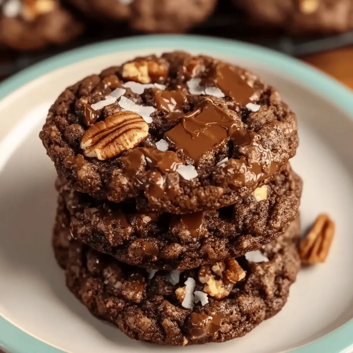 Easy German Chocolate Cookies