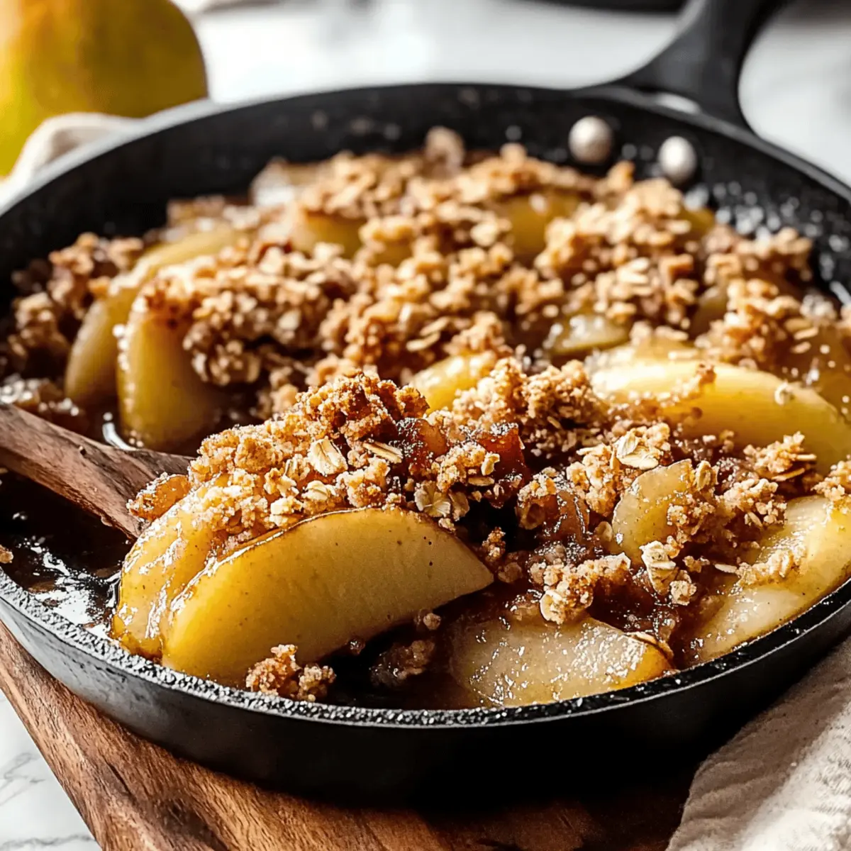 Skillet Pear Crisp