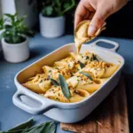 Vegan Pumpkin Ricotta Stuffed Shells