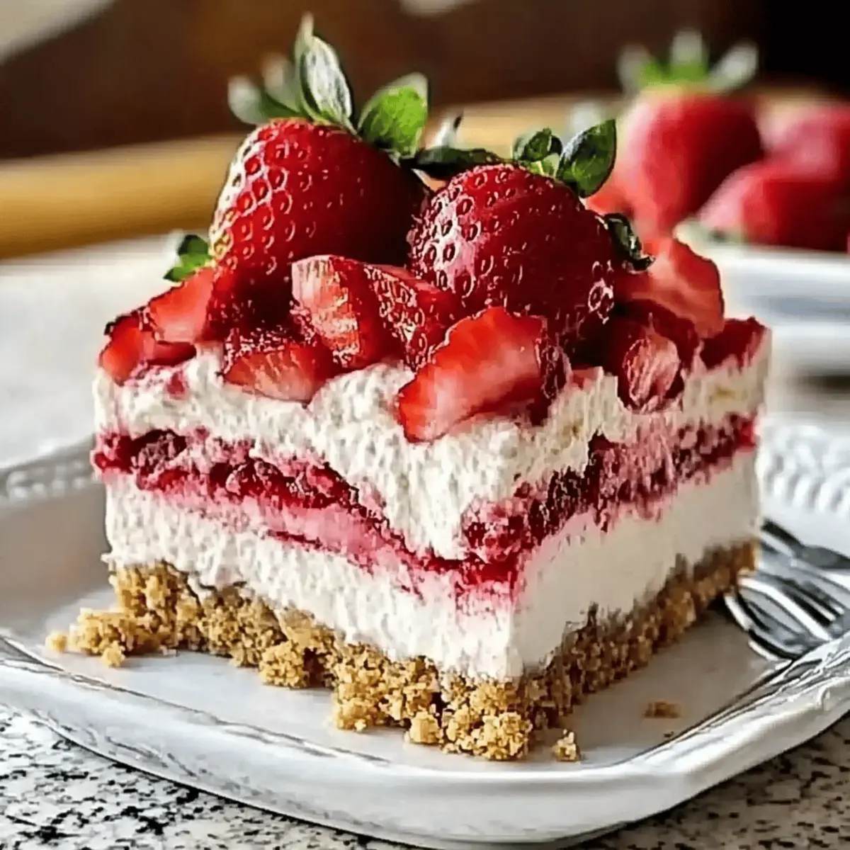 Strawberry Cheesecake Lasagna