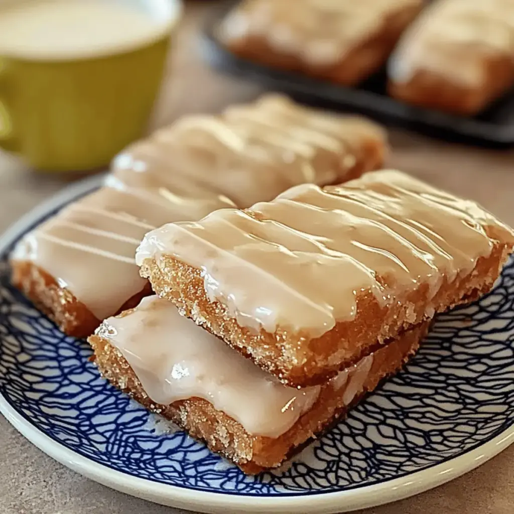 Soft Baked Maple Donut Bars