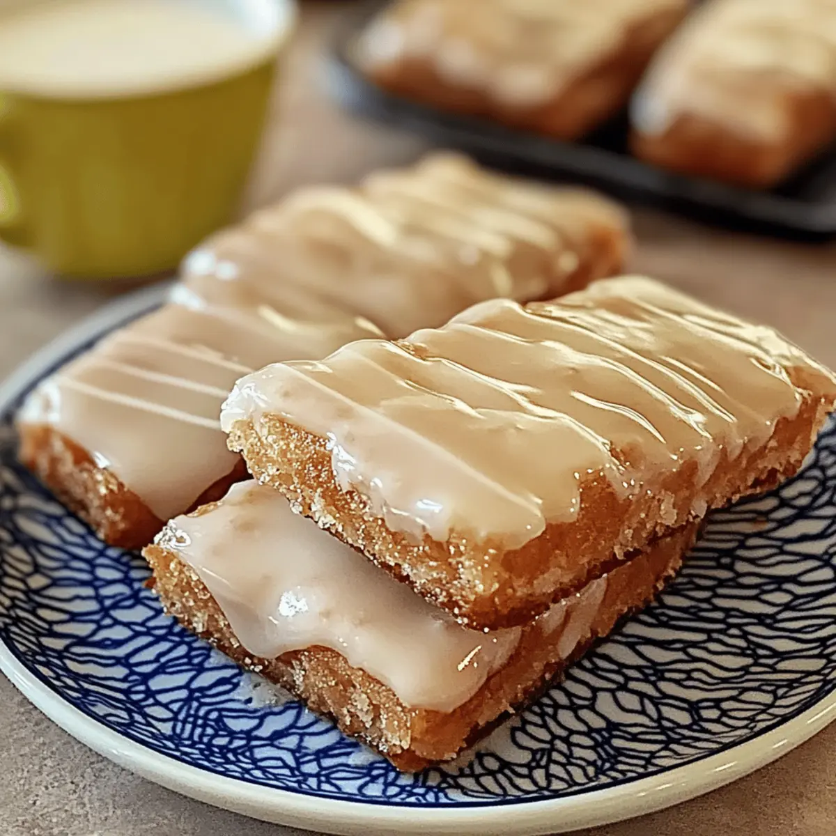Soft Baked Maple Donut Bars