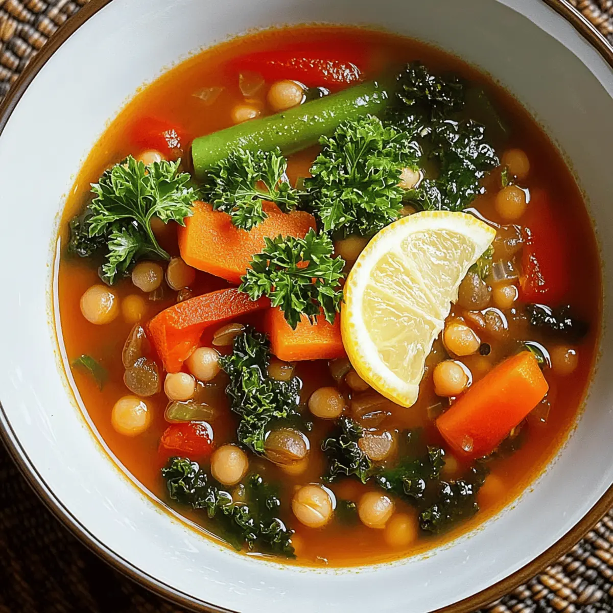 High-Protein Vegetable Soup