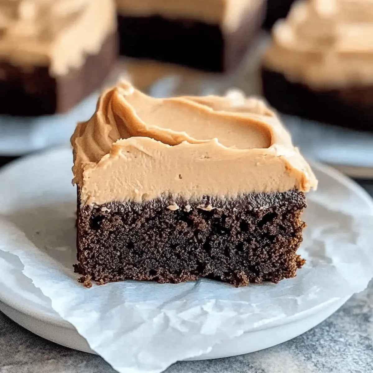 Frosted Coffee Brownies